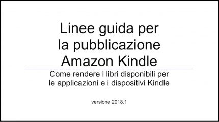 Amazon Kindle Publishing Guidelines 2018