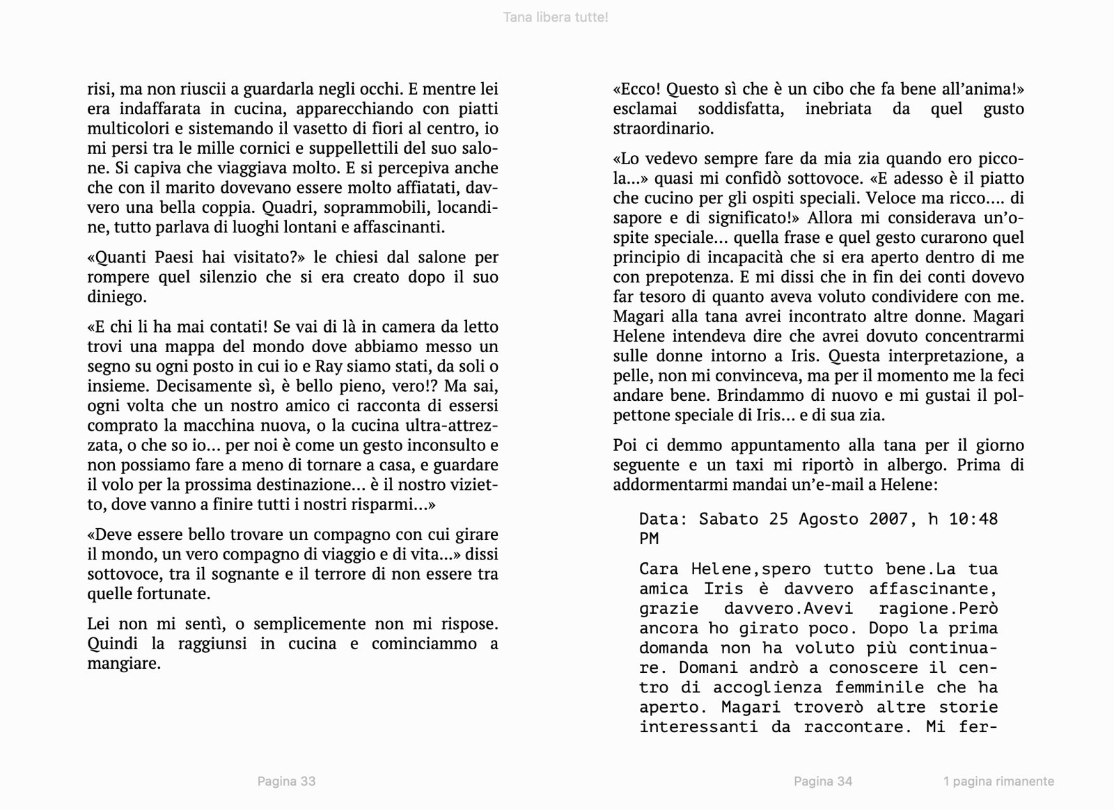 Tana libera tutte! — dettaglio dell’impaginato