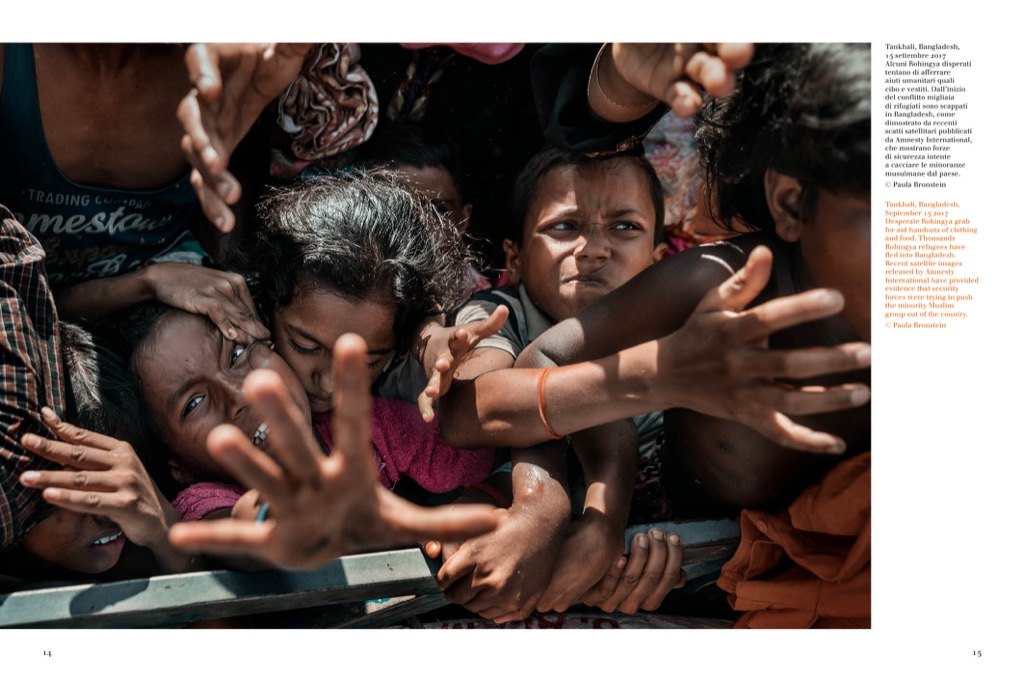 Festival della Fotografia Etica — dettaglio dell’impaginato
